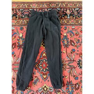 Aritzia Cozy Boyfriend Women's XXS Sweatfleece Sweatpant Black TNA